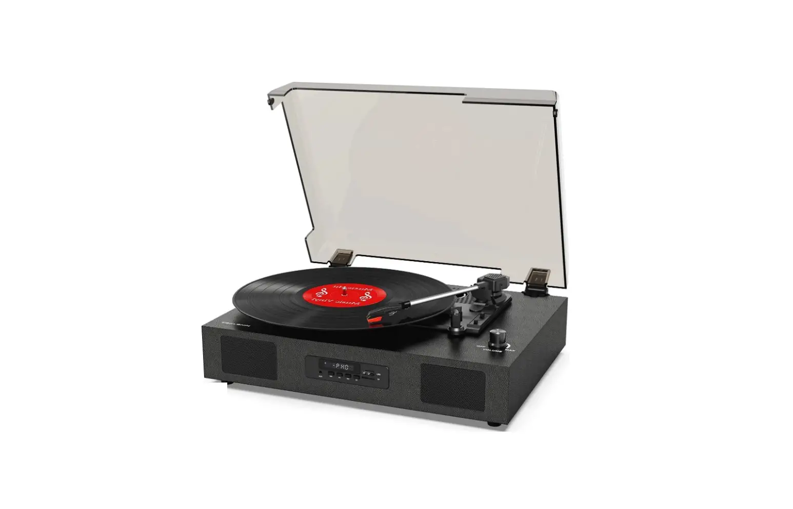 Tanlanin Te-2017bk All In One Bluetooth Turntable Record Player With Speakers User Manual