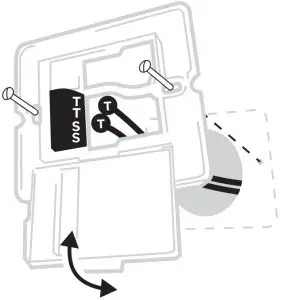 Install the T6 thermostat