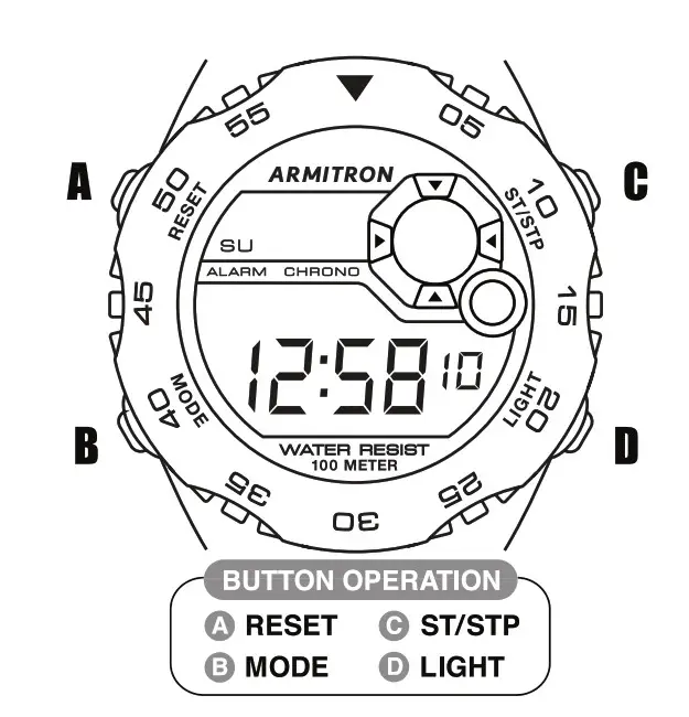 Armitron Iw-yp12585-2 Series Watch User Manual