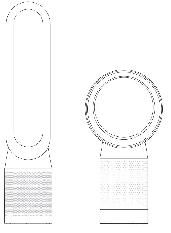 dyson DP04 Pure Cool Desk Fan