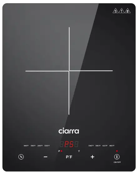 CIARRA CATIH1 11 Inch Electric Induction Smoothtop Cooktop