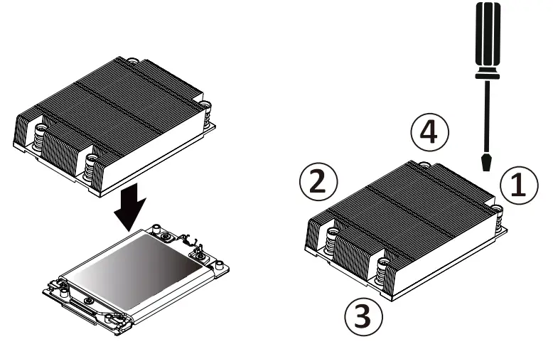 GIGABYTE G152 1U UP Gen4 2 x GPU Server System-Installation1