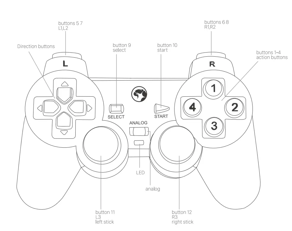 MARVO-GT-006-Wired-Gaming-Controller-3