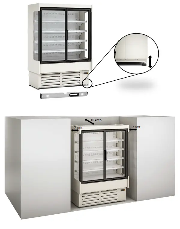 DOCRILUC RMG333 M1-M2 Supermarket Display Cabinet 1