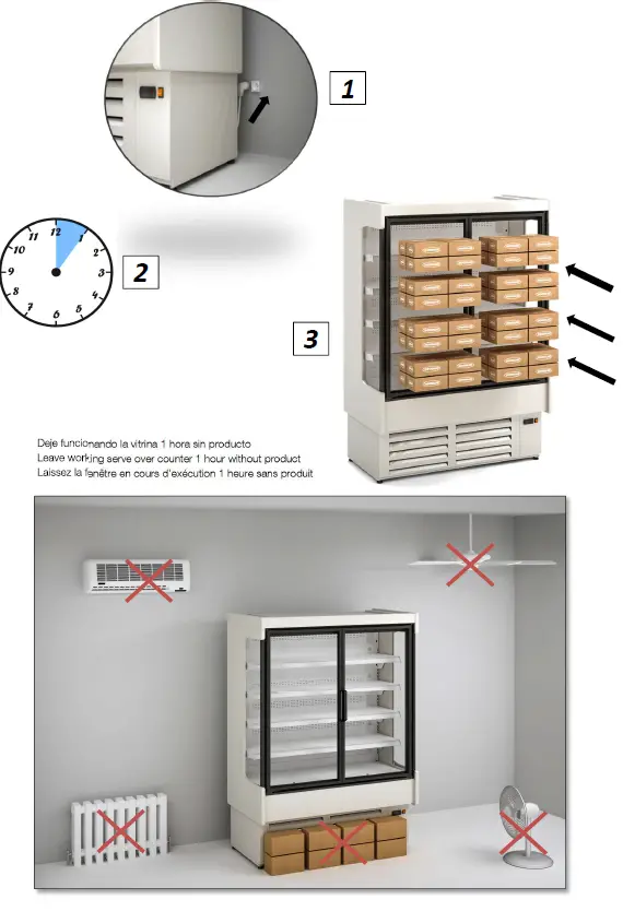 DOCRILUC RMG333 M1-M2 Supermarket Display Cabinet 2