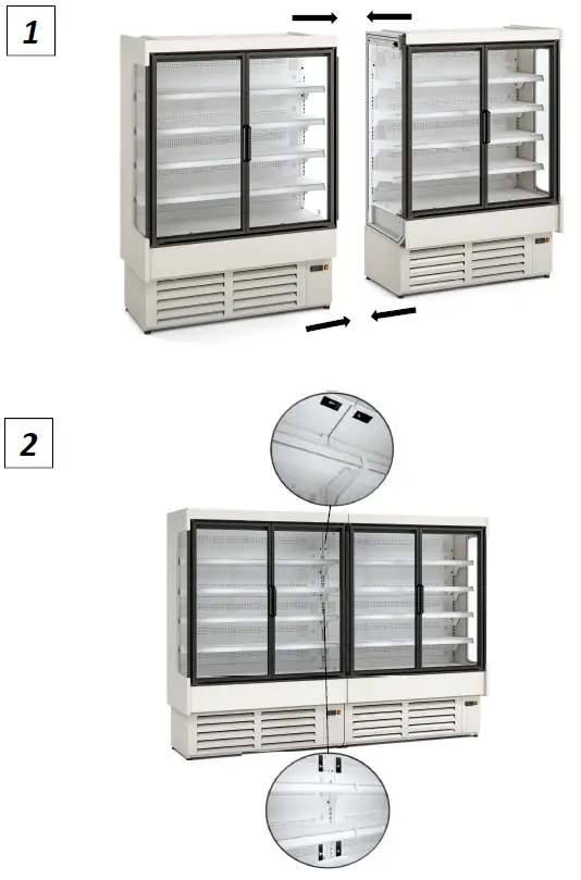 DOCRILUC RMG333 M1-M2 Supermarket Display Cabinet 5