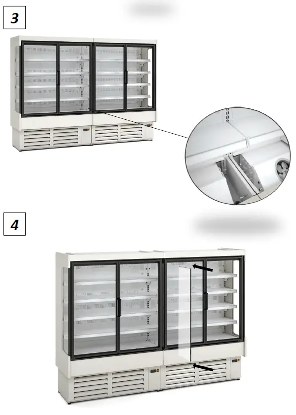 DOCRILUC RMG333 M1-M2 Supermarket Display Cabinet 6