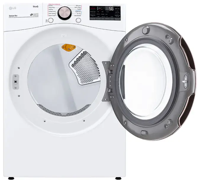 LG DLEX6500W 7.4 Cu. Ft. Stackable Smart Electric Dryer