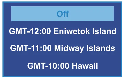 REXING V33 Plus Front Cabin and Rear Camera Dashcam - Set Time Zone