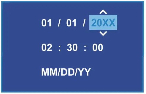 REXING V33 Plus Front Cabin and Rear Camera Dashcam - Time