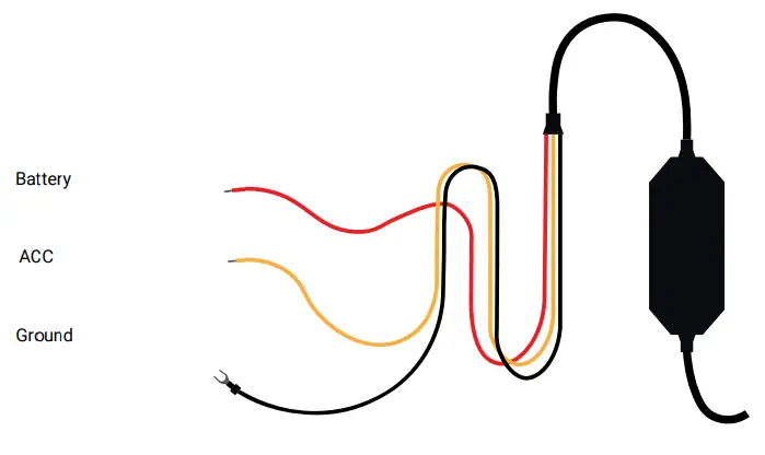 REXING V33 Plus Front Cabin and Rear Camera Dashcam - Vibration Detection