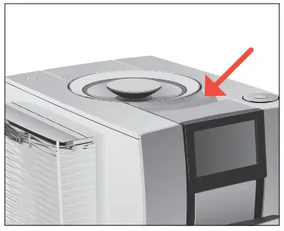 jura Z10 Aluminium Dark Stainless Steel - Setting up the machine