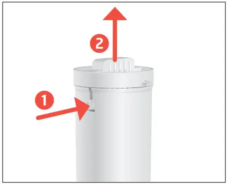 jura Z10 Aluminium Dark Stainless Steel - filter casing