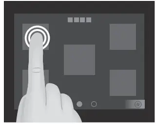 jura Z10 Aluminium Dark Stainless Steel - touchscreen display