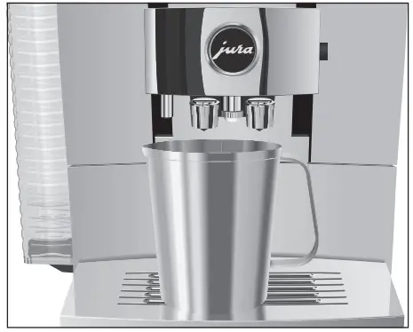 jura Z10 Aluminium Dark Stainless Steel - with cold water