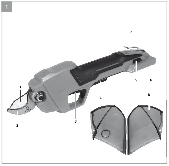 Einhell-GE-LS-18-Li-Cordless-Branch-Shears-fig-1
