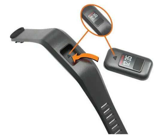 GARMIN vívofit 3 Owner’s - inside the band