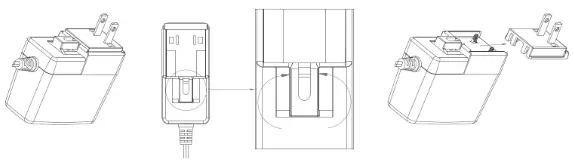 LINDY 025.38417 1200m Fibre Optic DisplayPort 1.2 Extende - To remove the adapter