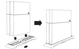 INSIGNIA NS-GPS4UVS18/NS-GPS4UVS18-C PS4 Universal Vertical Stand User Guide