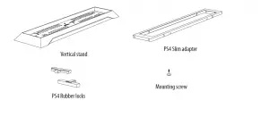 INSIGNIA NS-GPS4UVS18/NS-GPS4UVS18-C PS4 Universal Vertical Stand User Guide