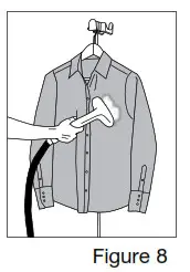 Perfect Steam Deluxe Commercial Garment Steamer - hanger attachment 1