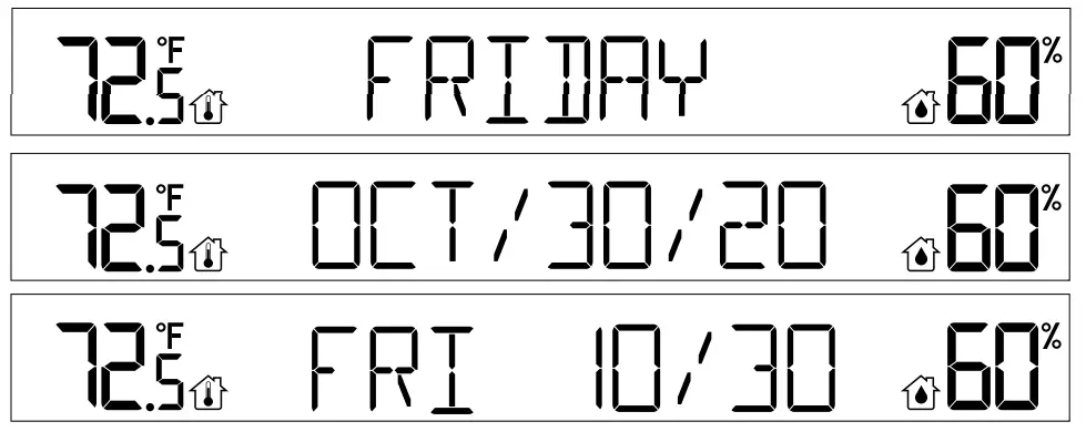 LA CROSSE Executive Atomic Clock 1.0 - CALENDAR