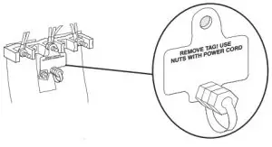 Whirlpool Front Control Electric - Direct Wire Strain Relief 2