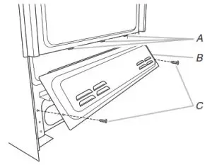 Whirlpool Front Control Electric - Power Supply Cord Strain Relief