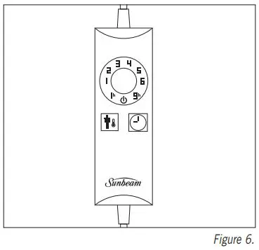 Sunbeam BLF51 Sleep Perfect Machine Washable Electric Blanket - figure 6..