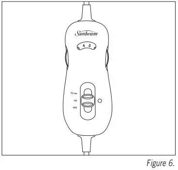 Sunbeam BLF51 Sleep Perfect Machine Washable Electric Blanket - figure 6