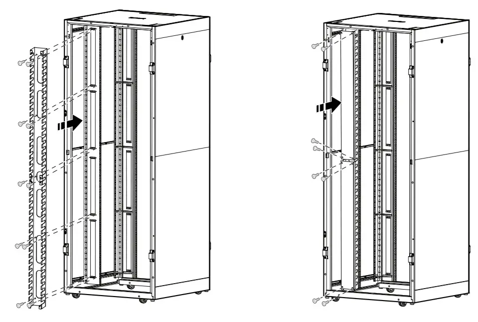 APC Easy Rack Vertical Cable Managers -figure 3