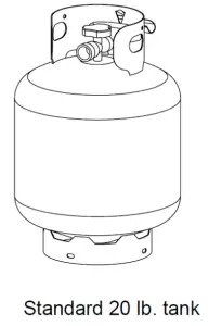 35830960 Outsunny Slate and Wicker Outdoor Gas Firepit Table - lp