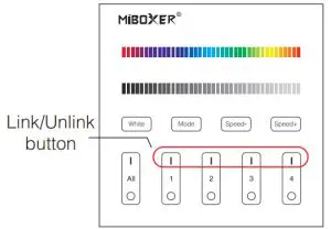 MiBOXER DMX512 Master RGB X3 - Linking Instructions 2