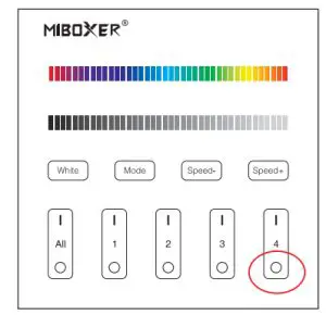 MiBOXER DMX512 Master RGB X3 - Unlink Instruction