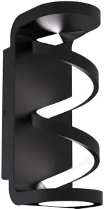 artika OUT-SWR-MB Swirl LED Wall Light