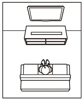 MAJORITY 1000002683 2 0 2CH Soundbar with Dolby ATMOS - Table Placement