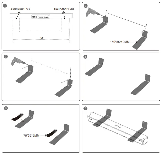 MAJORITY 1000002683 2 0 2CH Soundbar with Dolby ATMOS - sound bar