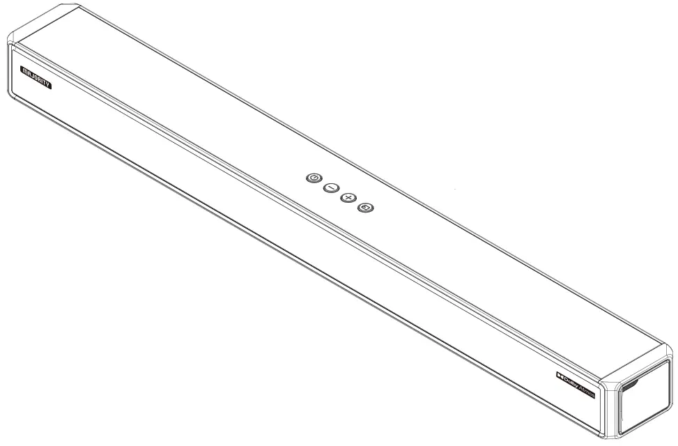MAJORITY 1000002683 2 0 2CH Soundbar with Dolby ATMOS