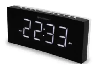 soundmaster UR8800 Automatic Alarm Clock Instruction Product