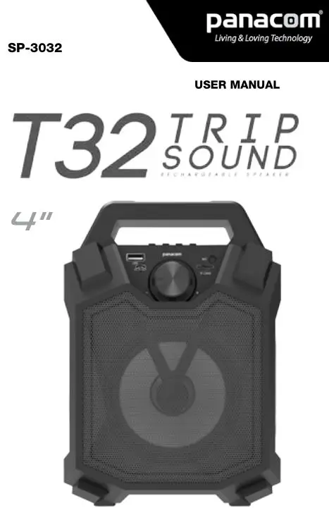 panacom T32 Trip Sound User Manual