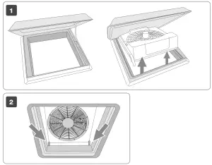 FIAMMA 98683-059 Turbo Vent Kit - OPTION 4