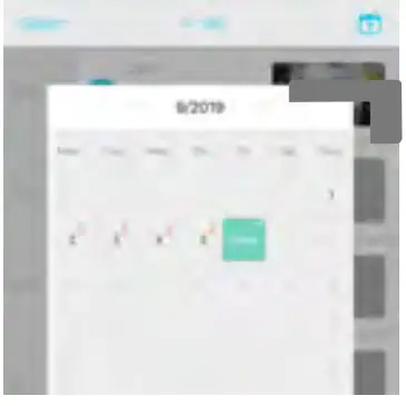 KJB security V01 SGDB Ubox Battery Doorbell Camera - Calendar