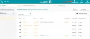 FIG 2 Purchase Orders List