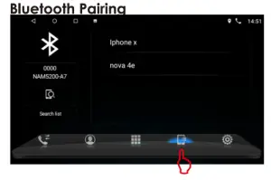 Nakamichi NAM 5200 A7 7 Inch AV Receiver - bluetooth