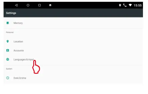 Nakamichi NAM 5200 A7 7 Inch AV Receiver - language