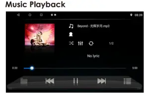 Nakamichi NAM 5200 A7 7 Inch AV Receiver - music paly back