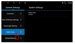 Nakamichi NAM 5200 A7 7 Inch AV Receiver - radio area