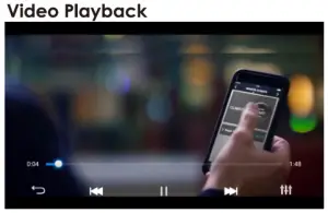 Nakamichi NAM 5200 A7 7 Inch AV Receiver - vidio play back