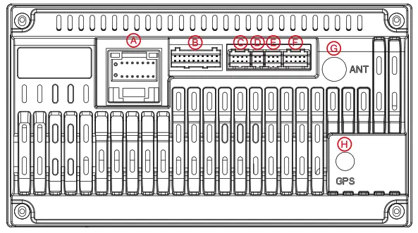 Nakamichi NAM 5200 A7 7 Inch AV Receiver - wiring connection