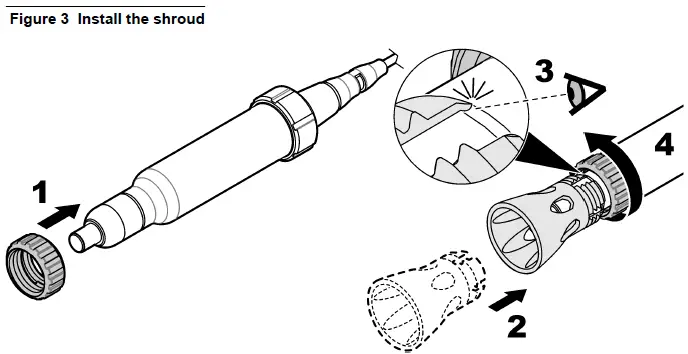 HACH CDC401 Laboratory 4 Poles Graphite Conductivity Cell fig 9